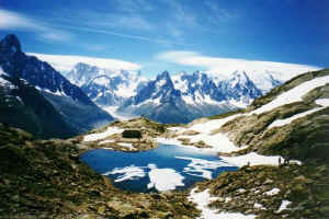 Mont Blanc from Lac Blanc 